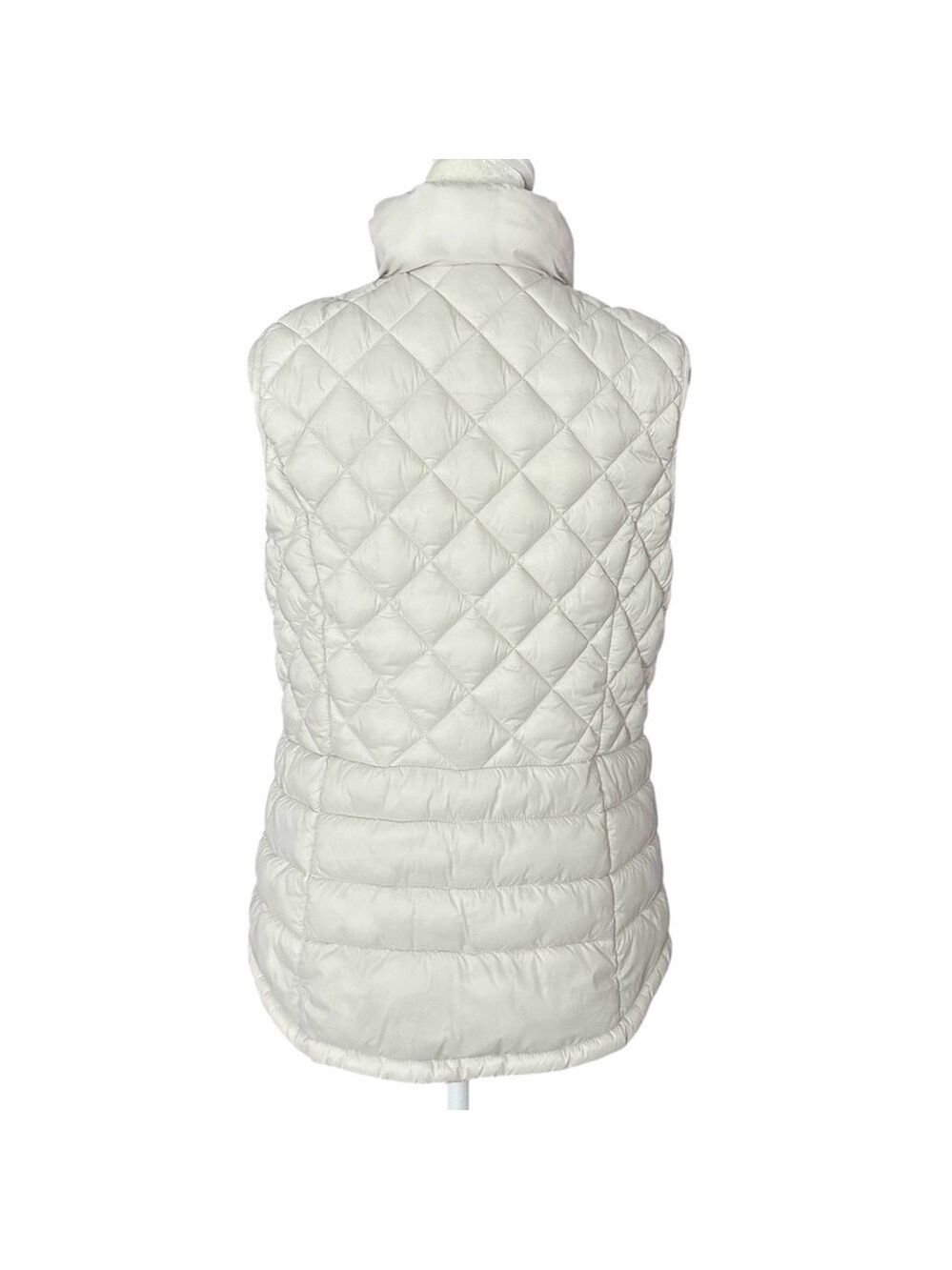 ZeroXposur Elena Quilted Vest with Pockets Full Zip White Size Small - Picture 2 of 11